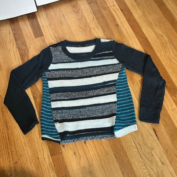 Beautiful stripey Prana sweater size M - Picture 1 of 8